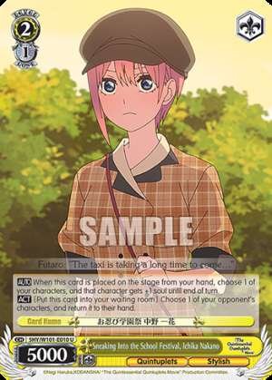 Sneaking Into the School Festival, Ichika Nakano