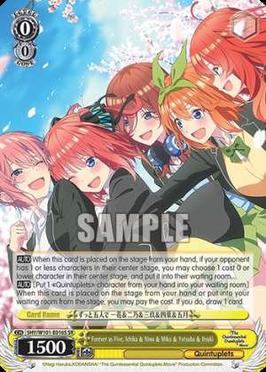 Forever as Five, Ichika & Nino & Miku & Yotsuba & Itsuki