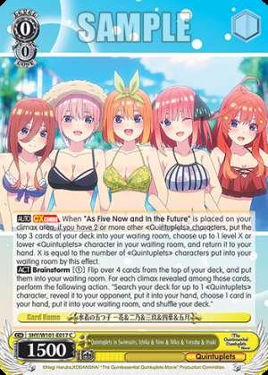 Quintuplets in Swimsuits, Ichika & Nino & Miku & Yotsuba & Itsuki