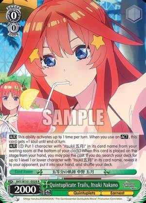 Quintuplicate Trails, Itsuki Nakano