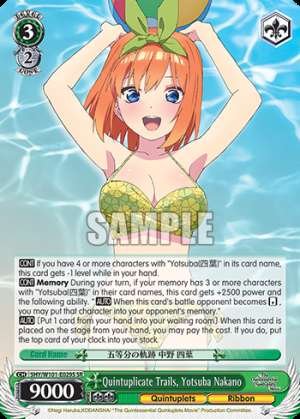Quintuplicate Trails, Yotsuba Nakano