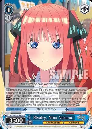 Rivalry, Nino Nakano