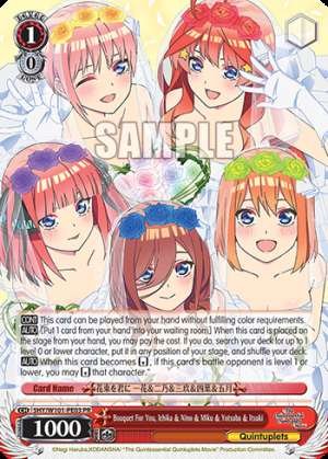 Bouquet For You, Ichika & Nino & Miku & Yotsuba & Itsuki
