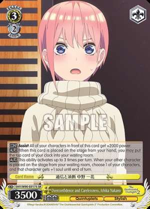 Overconfidence and Carelessness, Ichika Nakano
