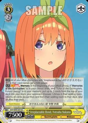 Irreplaceable Bond, Yotsuba Nakano