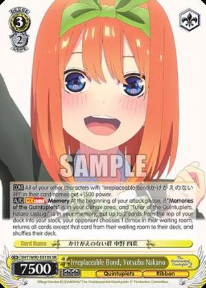Irreplaceable Bond, Yotsuba Nakano