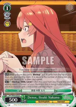 Dense, Itsuki Nakano