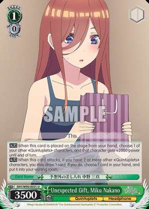 Unexpected Gift, Miku Nakano