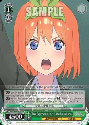 Class Representative, Yotsuba Nakano