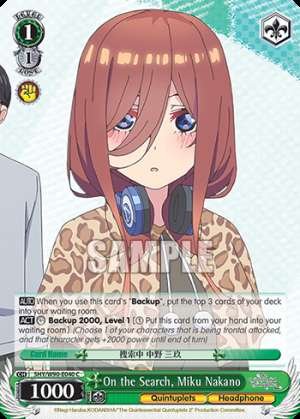 On the Search, Miku Nakano