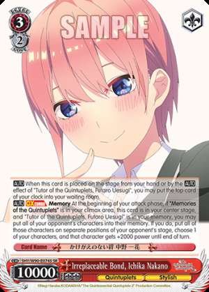 Irreplaceable Bond, Ichika Nakano