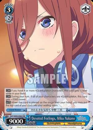 Devoted Feelings, Miku Nakano