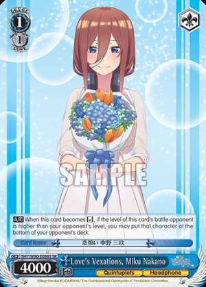 Love's Vexations, Miku Nakano