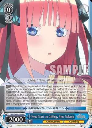 Head Start on Gifting, Nino Nakano