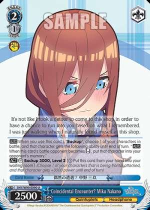 Coincidental Encounter? Miku Nakano