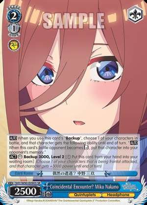 Coincidental Encounter? Miku Nakano