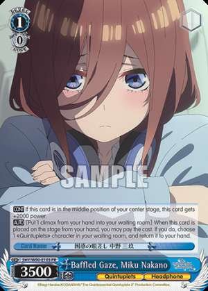 Baffled Gaze, Miku Nakano