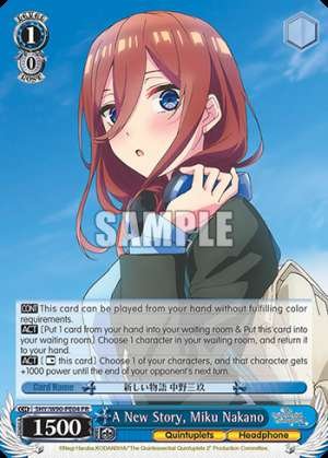 A New Story, Miku Nakano