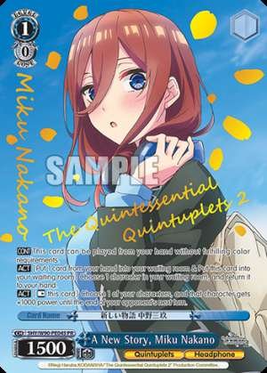 A New Story, Miku Nakano