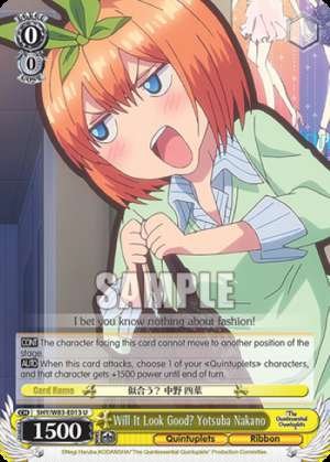 Will It Look Good? Yotsuba Nakano