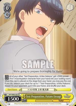 Test Preparation, Futaro Uesugi