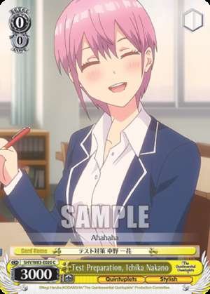 Test Preparation, Ichika Nakano