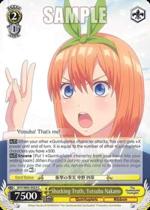 Shocking Truth, Yotsuba Nakano