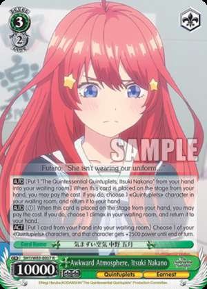 Awkward Atmosphere, Itsuki Nakano