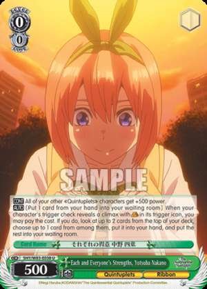 Each and Everyone's Strengths, Yotsuba Nakano