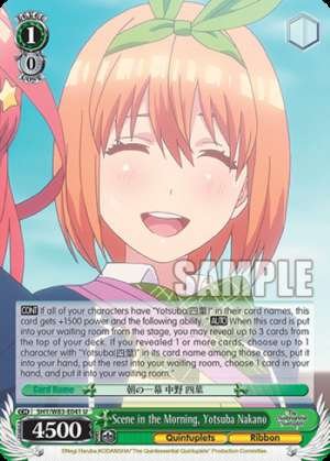 Scene in the Morning, Yotsuba Nakano