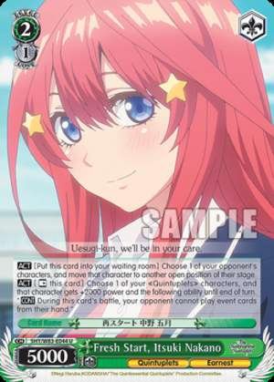 Fresh Start, Itsuki Nakano