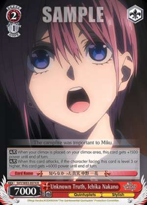 Unknown Truth, Ichika Nakano