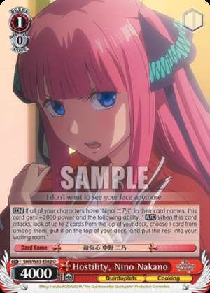 Hostility, Nino Nakano