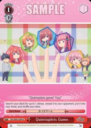 Quintuplets Game