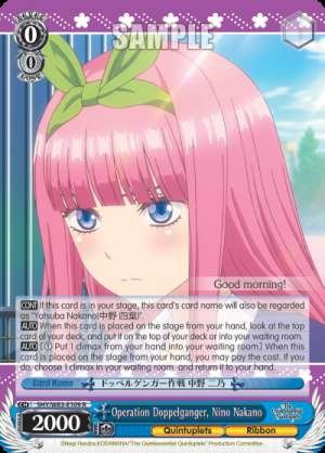 Operation Doppelganger, Nino Nakano