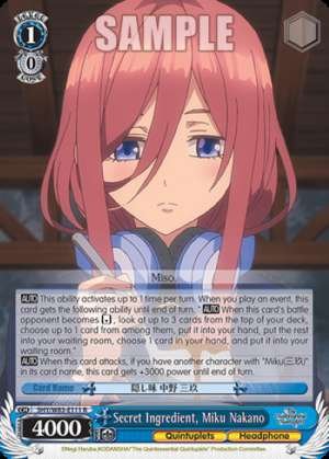 Secret Ingredient, Miku Nakano