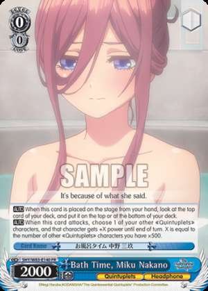 Bath Time, Miku Nakano