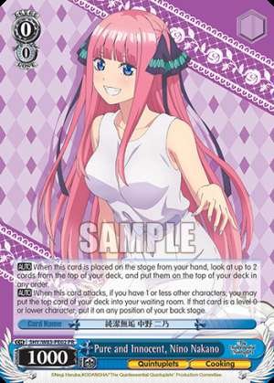Pure and Innocent, Nino Nakano
