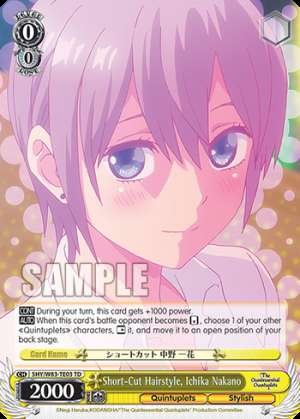 Short-Cut Hairstyle, Ichika Nakano