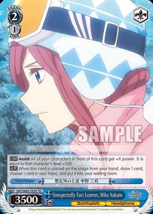 Unexpectedly Fast Learner, Miku Nakano