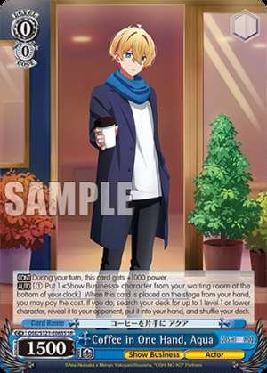 Coffee in One Hand, Aqua