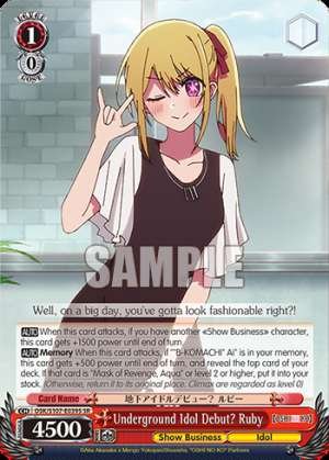 Underground Idol Debut? Ruby