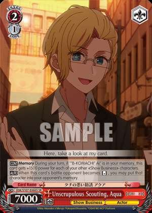 Unscrupulous Scouting, Aqua