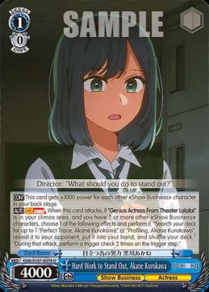 Hard Work to Stand Out, Akane Kurokawa