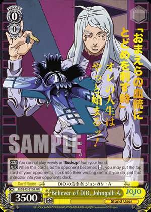 Believer of DIO, Johngalli A.