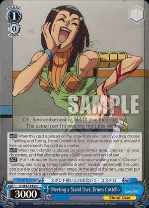 Meeting a Stand User, Ermes Costello