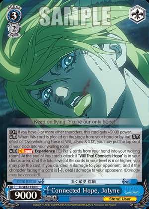 Connected Hope, Jolyne