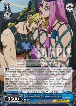 Miraculous Meeting, Narciso Anastasia & Jolyne