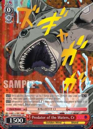 Predator of the Waters, Cr
