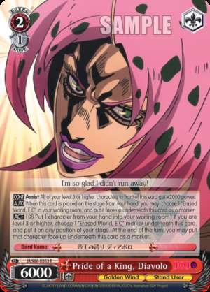 Pride of a King, Diavolo